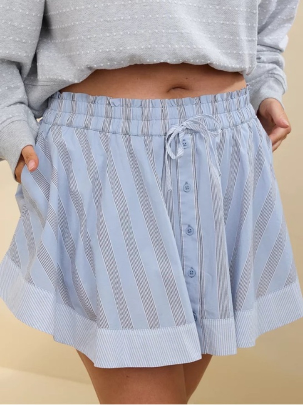Aerie boxer skort size large